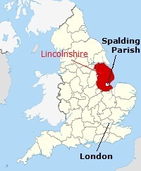 Location of Lincolnshire, UK