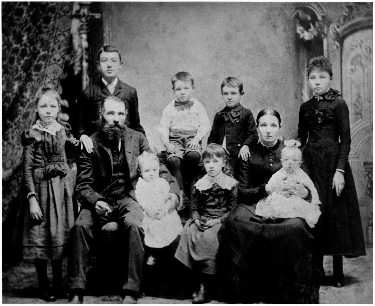Edward C. Gast Family - 1890